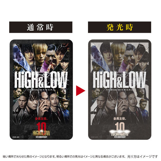 HiGH��LOW 10TH ANNIVERSARY�@PIICA�{�N���A�p�X�P�[�X