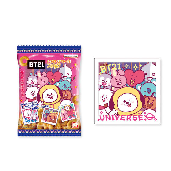 BT21 �_�C�J�b�g�X�e�b�J�[�t���X�i�b�N(10��)