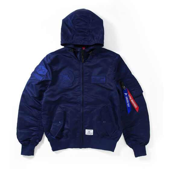 STRICT-G ALPHA�w�@����m�K���_�� �t�P�̃V���A�xL2B HOODED GEN II FLIGHT JACKET �A�����E���C