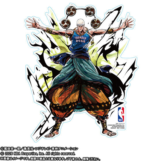 �y���I�̔��zONE PIECE �~ NBA STICKER�i�����j