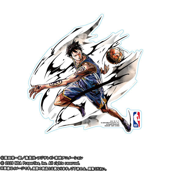 �y���I�̔��zONE PIECE �~ NBA STICKER�i�����j