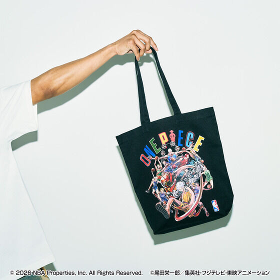 �i26�j�@�y���I�̔��zONE PIECE �~ NBA Tote Bag�@(�����)