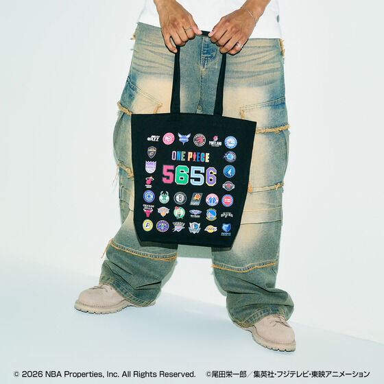 �i26�j�@�y���I�̔��zONE PIECE �~ NBA Tote Bag�@(�����)