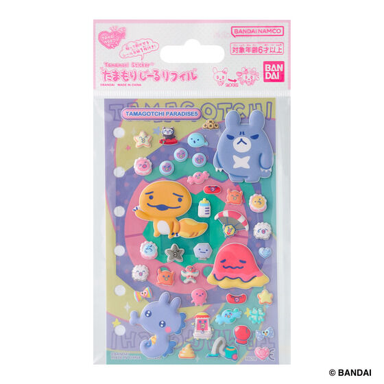 たまもりしーるリフィル　Tamagotchi Paradiseセット5