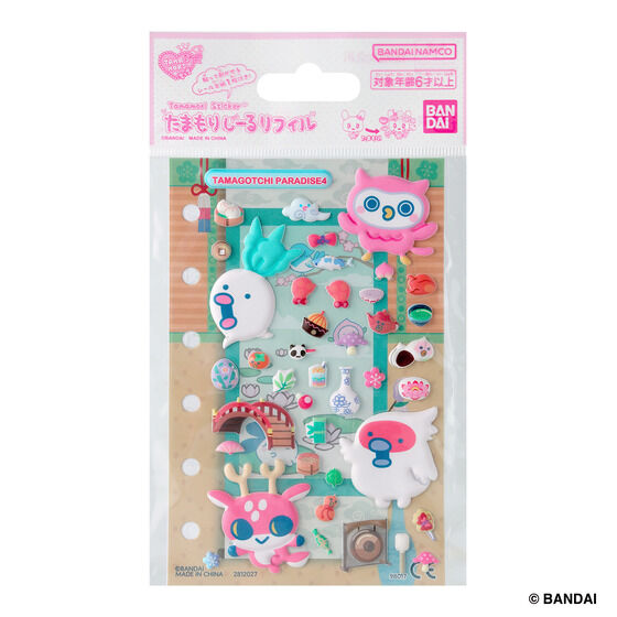 たまもりしーるリフィル　Tamagotchi Paradiseセット4