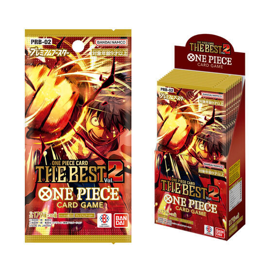 �y���I�̔��zONE PIECE �J�[�h�Q�[�� �v���~�A���u�[�X�^�[ ONE PIECE CARD THE BEST vol.2�yPRB-02�z�y2026�N5���������z