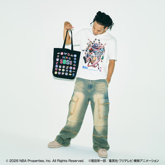 ONE PIECE �~ NBA Tote Bag