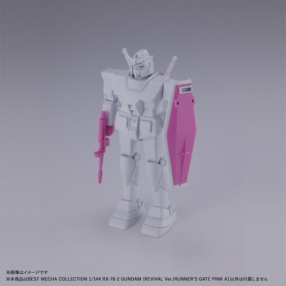 �x�X�g���J�R���N�V���� 1/144 RX-78-2 �K���_��(REVIVAL Ver.)RUNNER`S GATE PINK A1