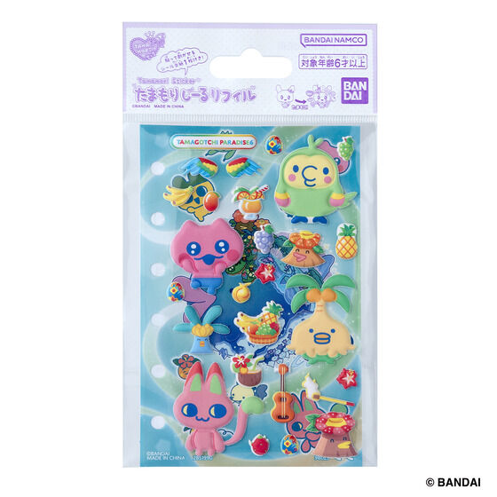 たまもりしーるリフィル　Tamagotchi Paradiseセット6