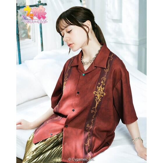 �E�}�� �v���e�B�[�_�[�r�[�~gladgarb Red Desire Shirt