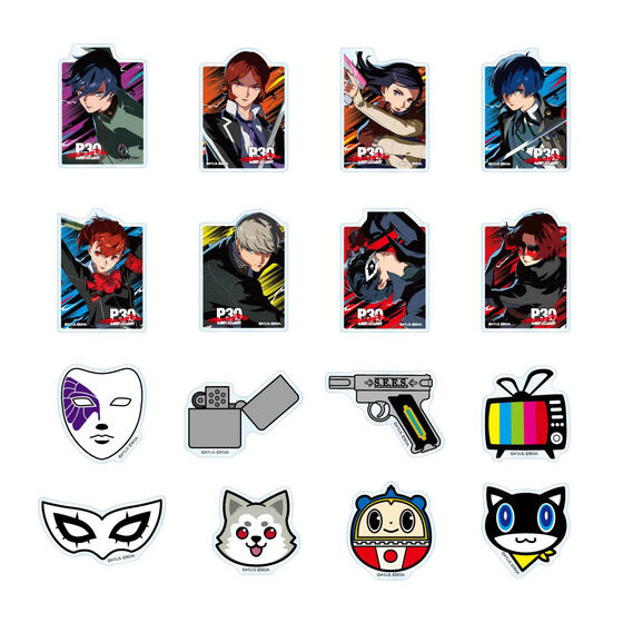 ペルソナ30周年 キャラポップストア アクリルステッカーコレクション