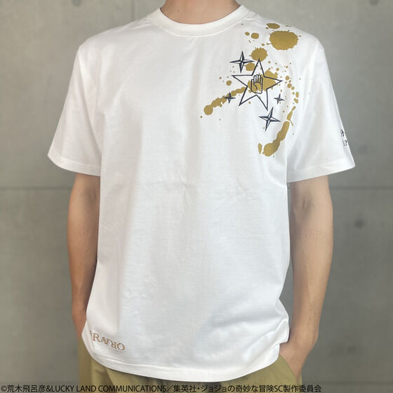 絡繰魂×ジョジョの奇妙な冒険 スターダストクルセイダース 刺繍Tシャツ