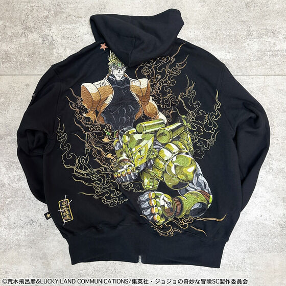 クルセイダースパーカー激レア ジョジョの奇妙な冒険 スターダストクルセイダース×絡繰魂 刺繍