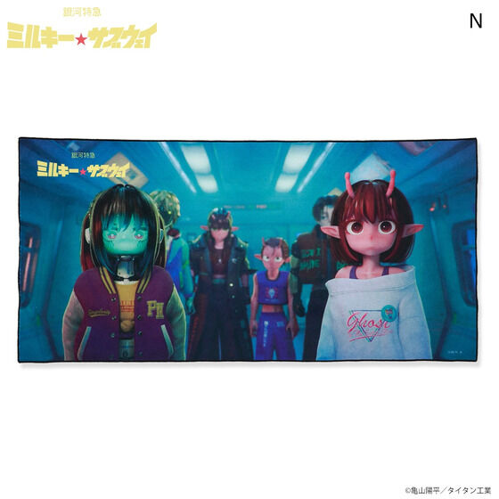銀河特急 ミルキー☆サブウェイ メモリアルビジュアルタオル（全17種