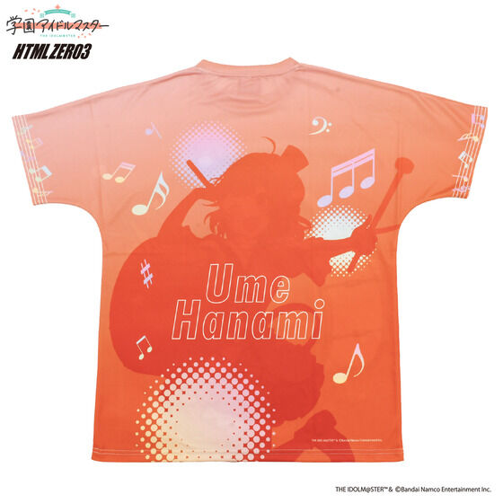 学園アイドルマスター×HTML ZERO3 フルグラフィックTシャツ