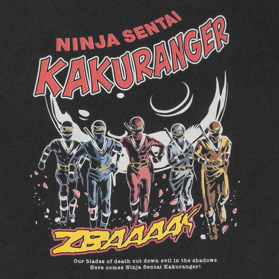 東映ヒーローTシャツ 忍者戦隊カクレンジャー アメコミ風柄 | スーパー