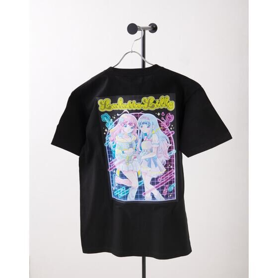 魔法の姉妹ルルットリリィ デザインTシャツ（ティザー／ネオン）【9月