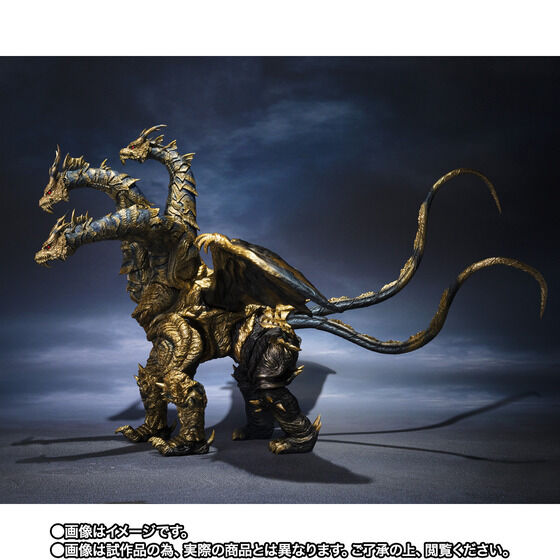 受注開始】ゴジラ FINAL WARS「S.H.MonsterArts カイザーギドラ」劇中