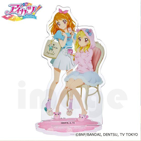 アイカツ あかり いちご アクリルスタンド アイカツ！アクリルスタンド (2体セット) いちご＆あかり お部屋ver