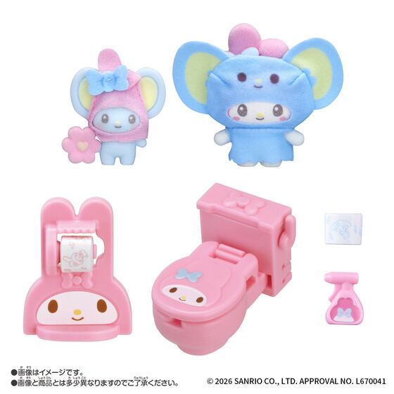 ぷちとも Sanrio characters マイメロディのトイレ