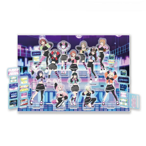 ラブライブ！虹ヶ咲学園スクールアイドル同好会 ミニステージアクリル