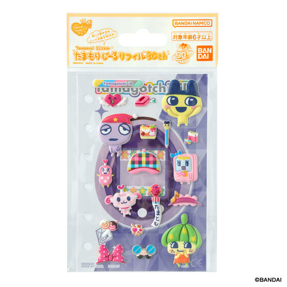 たまもりしーるリフィル30th　Tamagotchi iDセット