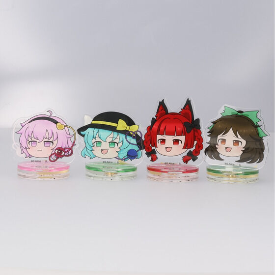 東方Project アクリルスタンド 5種セット 匿名配送 東方Project ゆっくりくるスタ～回転アクリルスタンド～【10月発送