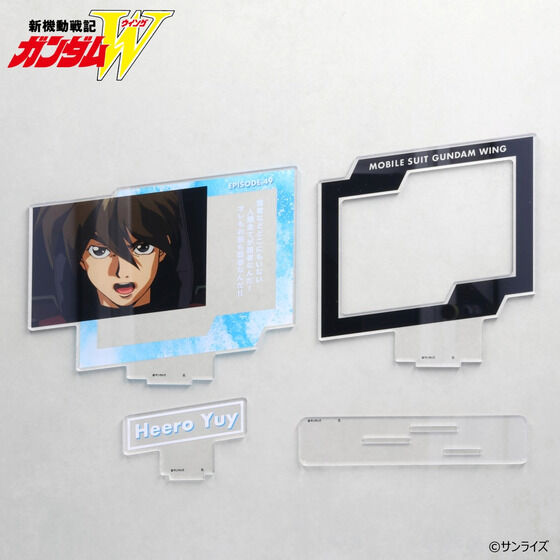新機動戦記ガンダムW ダイアログアクリルコレクション ヒイロ・ユイ| プレミアムバンダイ - 3