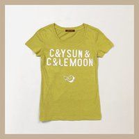C&YSUN＆C&LEMOON  LOGO TEES_CANDY LINES 001Ｔシャツ（ロゴ）