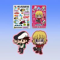 TIGER&BUNNY ぷっクリアシール&ペアリングステッカー