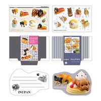 いぬぱん　ぷっくりあシール&ミニ便箋セット