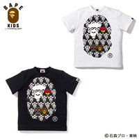 A BATHING APEコラボ 仮面ライダー Tシャツ#3 KIDS