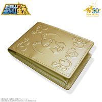 聖闘士星矢 30周年メモリアル 黄金聖衣箱（ゴールドクロスボックス）本革名刺ケース 山羊座