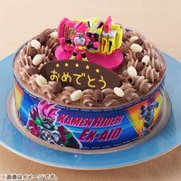 キャラデコお祝いケーキ 仮面ライダーエグゼイド(チョコクリーム)