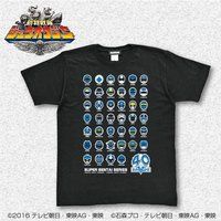 スーパー戦隊シリーズ40作品記念　歴代ブルー　フェイスTシャツ（S〜XXXL）