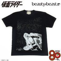 仮面ライダー×beauty:beast　石ノ森章太郎生誕80周年記念　Ｔシャツ「夜空と蝙蝠男」