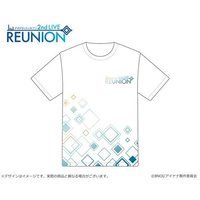 【ナナイロストア】アイドリッシュセブン 2nd LIVE 「REUNION」　ライブロゴＴシャツ WHITE（Mサイズ）