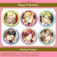 A3! ホログラム缶バッジ 〜Happy×3 Birthday Spring Troupe!〜