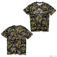 STRICT-G.ARMS『機動戦士ガンダム』 カモフラージュ総柄Ｔシャツ ZEON FORCES