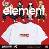 鬼滅の刃×ELEMENT　メンズTシャツ【四次受注：2021年9月発送】