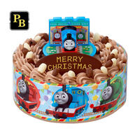 キャラデコお祝いケーキ きかんしゃトーマス(チョコクリーム)(5号サイズ)【2021年12月発送・クリスマス予約】
