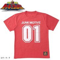 烈車戦隊トッキュウジャー　トッキュウ1号／ライト　Tシャツ「JUNKMOTIVE」（杢レッド）