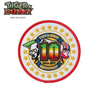 TIGER & BUNNY　刺繍バッジ　10周年ロゴ