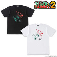 TIGER & BUNNY 2　Tシャツ　バディ柄（ワイルドタイガー＆バーナビー・ブルックス Jr.）