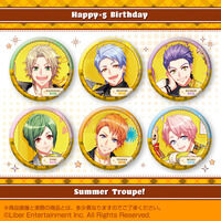 A3! ホログラム缶バッジ 〜Happy×5 Birthday Summer Troupe!〜