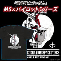 機動戦士ガンダム MS×パイロットシリーズ Tシャツ ガンダム×アムロ