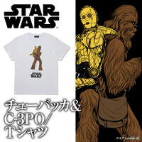 STAR WARS/スター・ウォーズ チューバッカ＆C-3PO Tシャツ