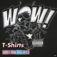 SUPER HERO GALLERIES 海賊戦隊ゴーカイジャー アート  Tシャツ