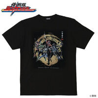 東映ヒーローTシャツ　侍戦隊シンケンジャー　アメコミ風柄