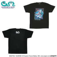 ガンダム45周年 × 初音ミク Tシャツ シャアザクぐるみ [初音ミク